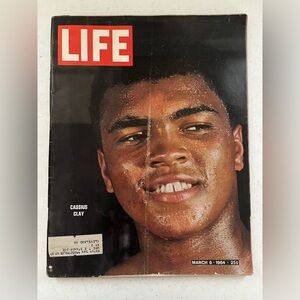 Vintage LIFE Magazine with Cassius Clay Cover